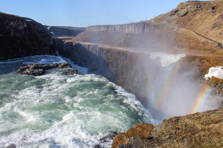 Cascade Gullfoss en Islande