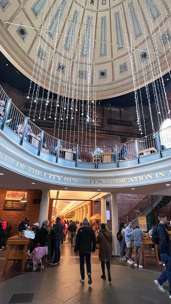 Quincy Market à Boston, marché couvert