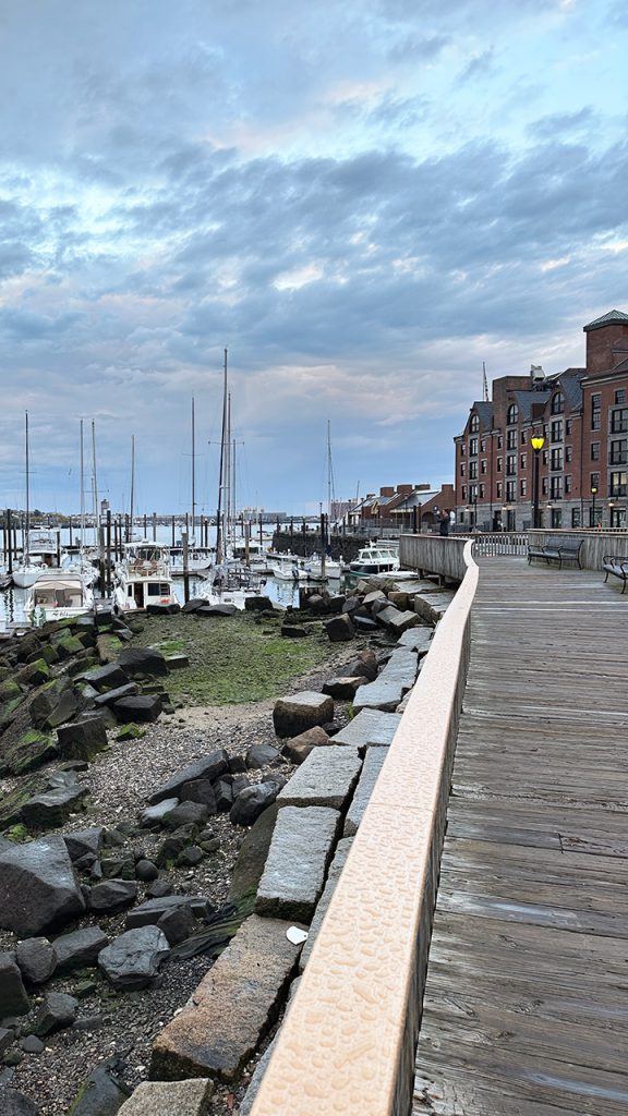 Promenade sur le Front de mer de Boston