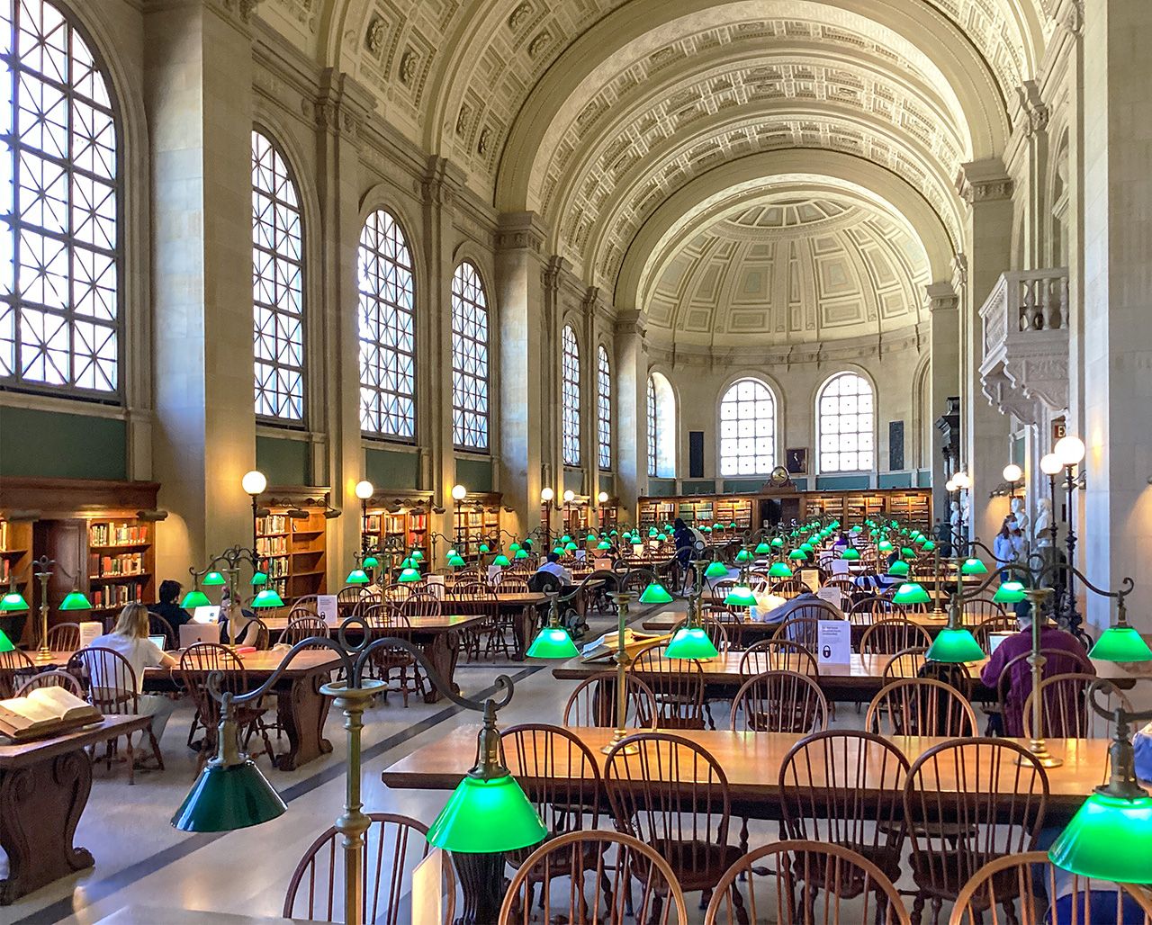 Salle de lecture de Boston Public Library