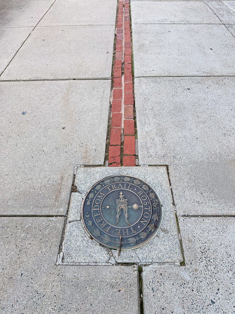 Fin du Freedom Trail de Boston - Bunker Hill Monument