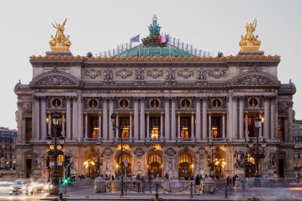 Extérieur de l'Opéra Garnier à Paris