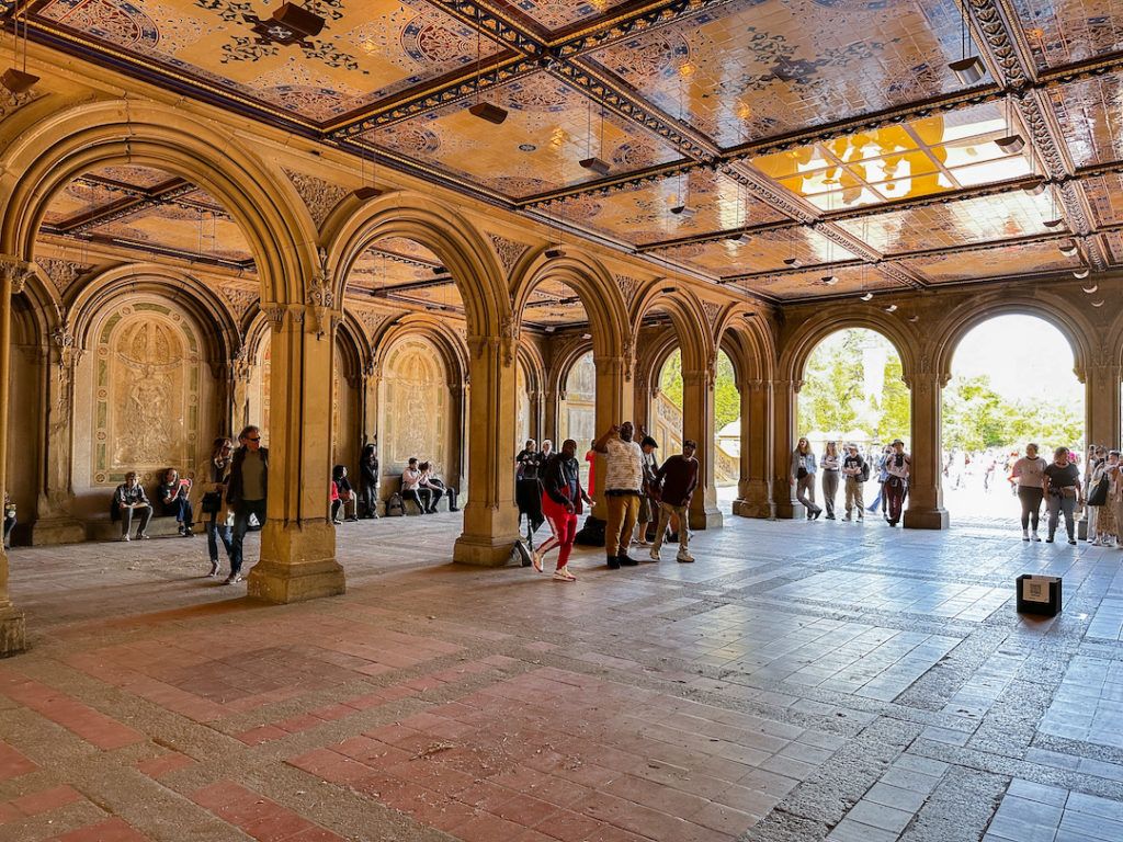 Bethesda Terrace à Central Park à New York