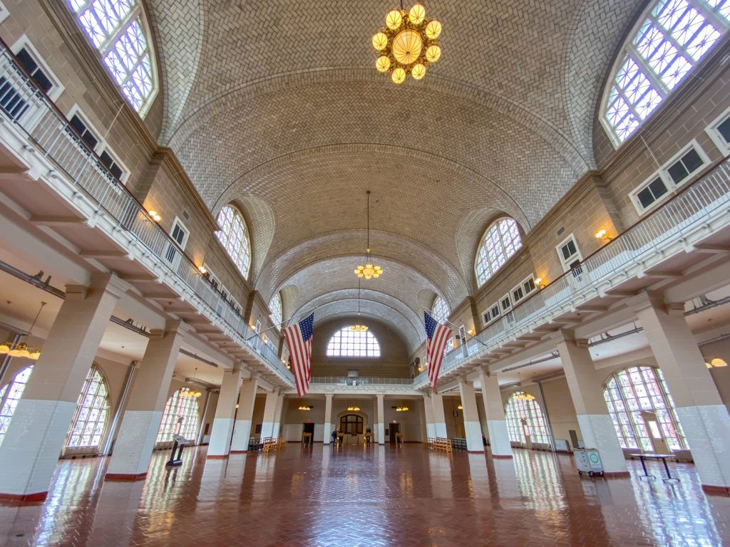 Intérieur du musée de Ellis Island à New York