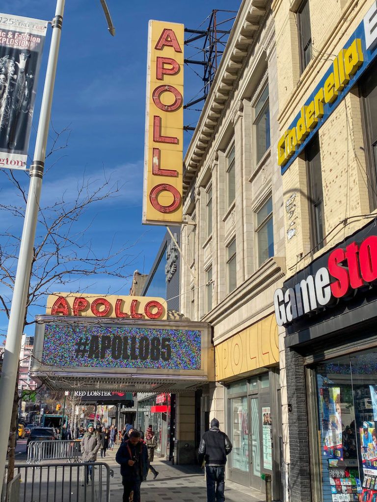 Théâtre Apollo à Harlem à New York