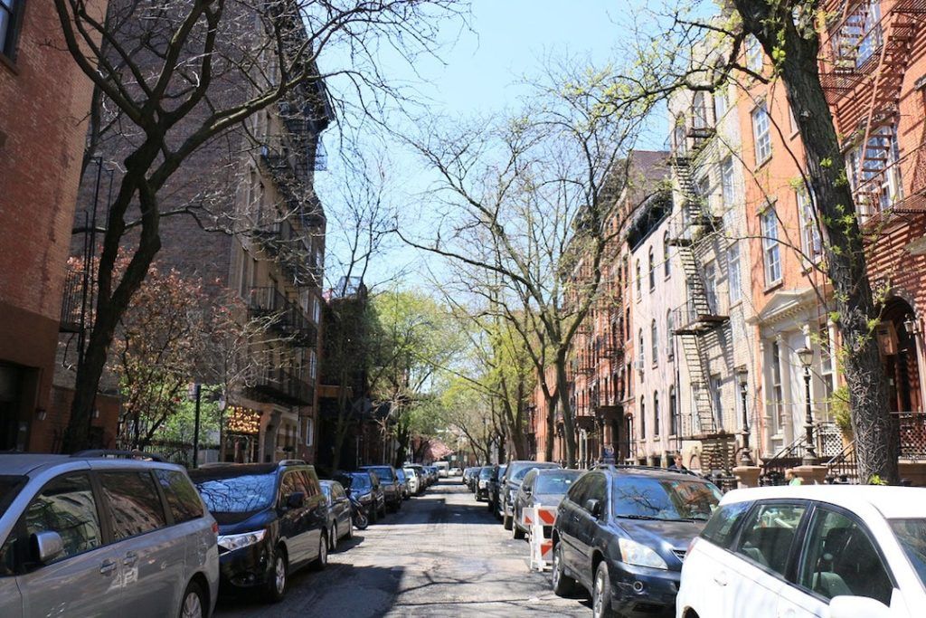 Rue de Greenwich Village à New York