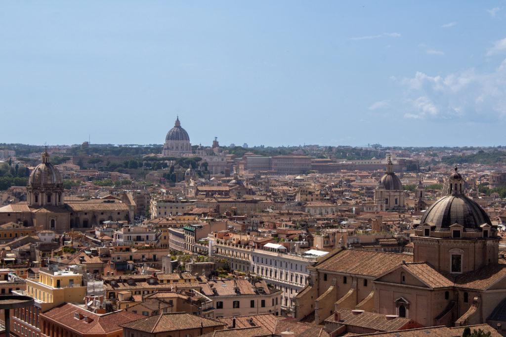 Vue depuis le Vittoriano à Rome